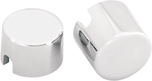DRAG SPECIALTIES Axle Caps - Chrome - Rear - Pair - '00-'07 Softail W16-0333