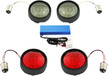 CUSTOM DYNAMICS Full Bullet Turn Signal Conversion Kit - Black PB-HD-BB-B