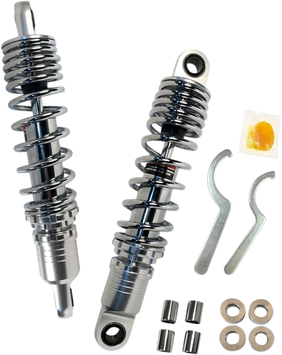 DRAG SPECIALTIES SHOCKS Premium Ride-Height Adjustable Shocks - 12.5" - Standard - Chrome C16-0167NUA
