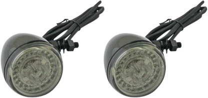 CUSTOM DYNAMICS ProBEAM® Turn Signals - Gloss Black/Smoke Lens - Universal PB-UNV-FTS-AW-B