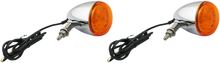 CUSTOM DYNAMICS ProBEAM® Turn Signals - Chrome/Amber - Universal PB-UNV-TS-A-C