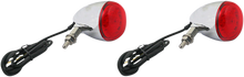 CUSTOM DYNAMICS ProBEAM® Turn Signals - Chrome/Red - Universal PB-UNV-RTS-R-C