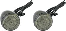 CUSTOM DYNAMICS Front Turn Signal - Universal - Black PB-UNV-ECE-AW-B