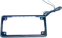 CUSTOM DYNAMICS LED License Plate Frame - Chrome LPF-HRZ-C-LP