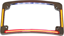 CUSTOM DYNAMICS License Plate Frame - Radius - Chrome TF05-C