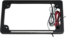 CUSTOM DYNAMICS Dual License Plate Frame - Black TF02-B