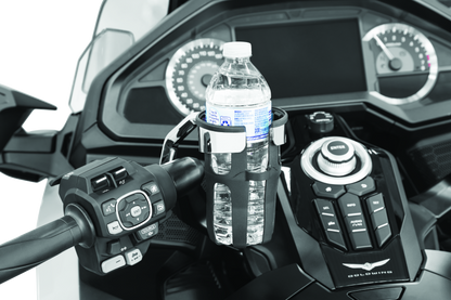 Kuryakyn Reflex Drink Holder Honda Goldwing DCT Handlebar Left Side Mount Chrome