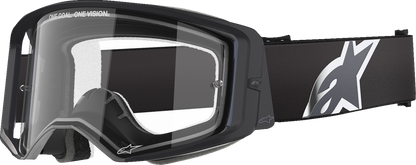 ALPINESTARS GOGGLES Supertech Goggle - Corp - Black/Gray - Clear Lens 5100125-1507