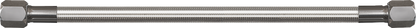 GOODRIDGE Universal Fuel Line - Stainless Steel - 15" VTOL-015C-CL