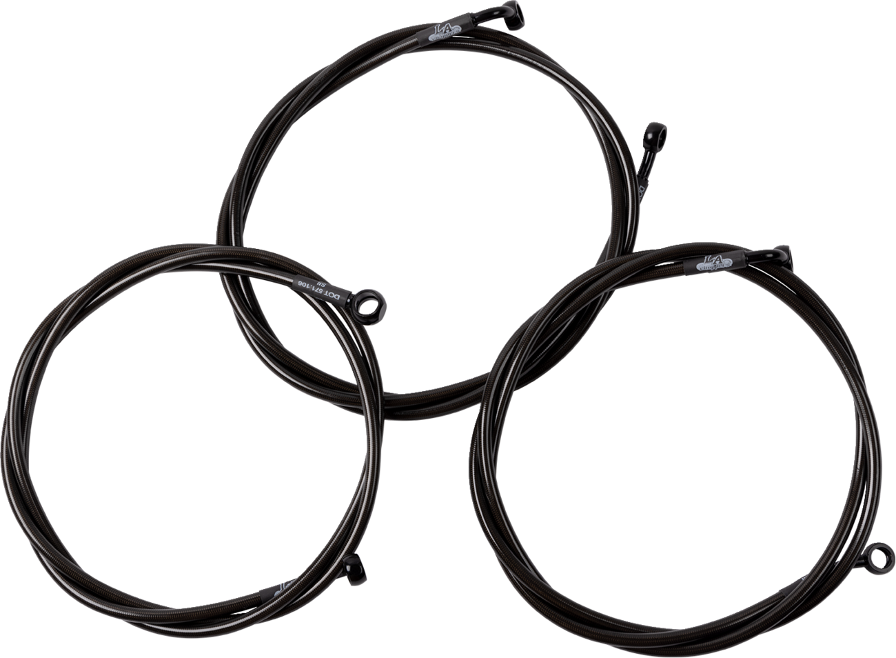 LA CHOPPERS Brake Line - Midnight LA-8059B08M