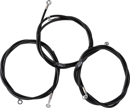 LA CHOPPERS Brake Line - Black LA-8059B08B