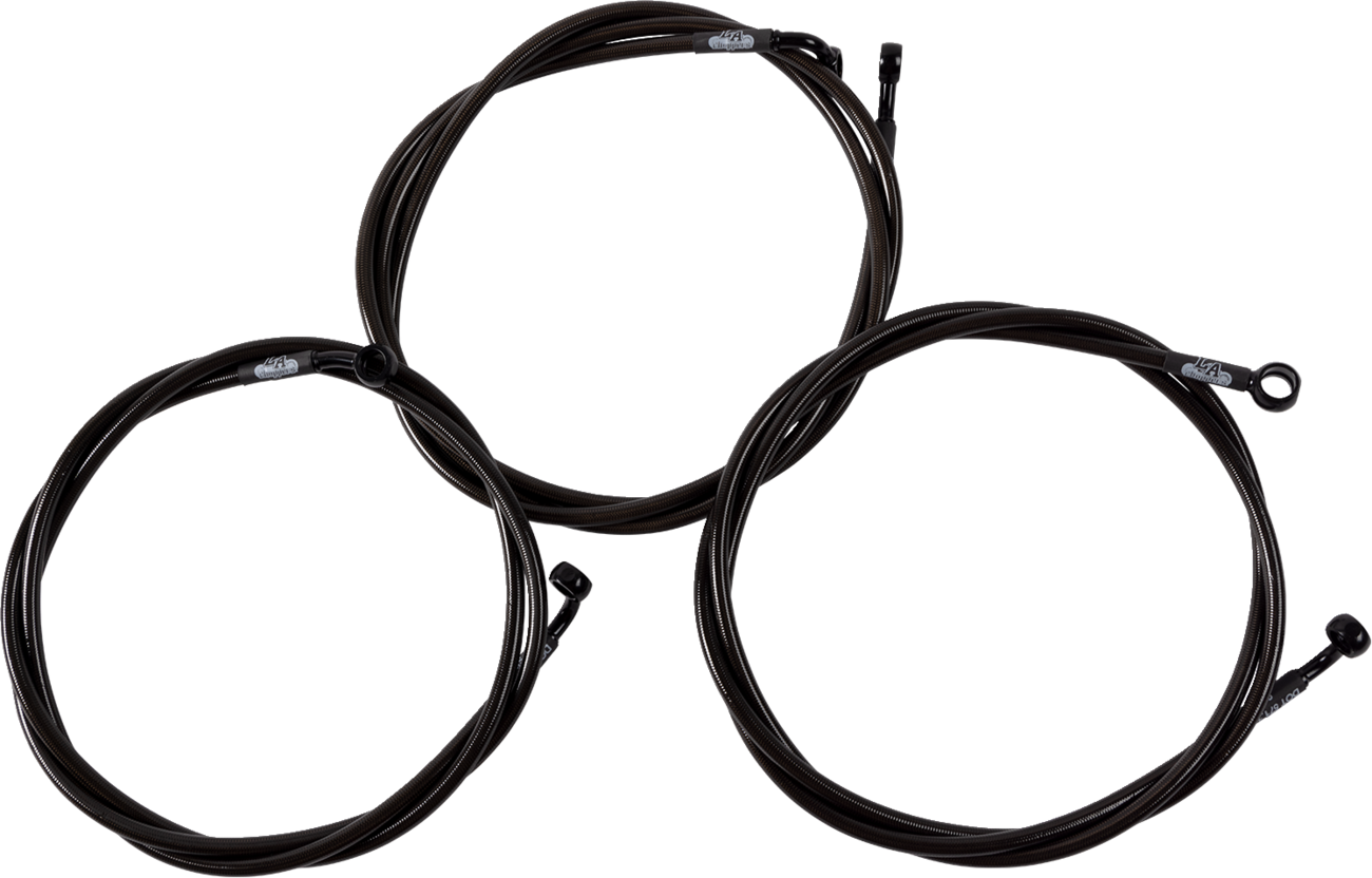 LA CHOPPERS Brake Line - Midnight LA-8059B19M