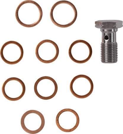 LA CHOPPERS Brake Line - Black LA-8059B13B