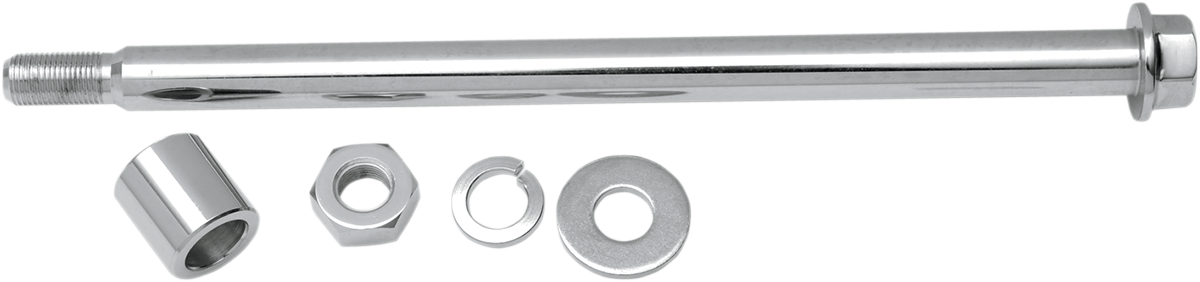 DRAG SPECIALTIES Axle Kit - Rear - Chrome - '80-'86 Harley-Davidson 16-0270-BC