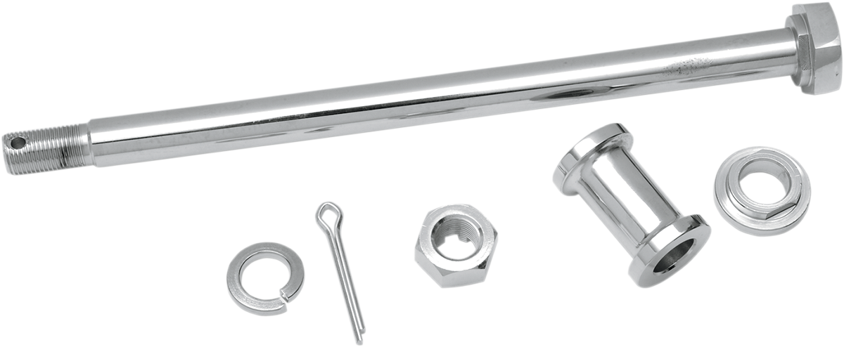 DRAG SPECIALTIES Axle Kit - Rear - Chrome - '52-'78 Harley-Davidson 16-0271-BC