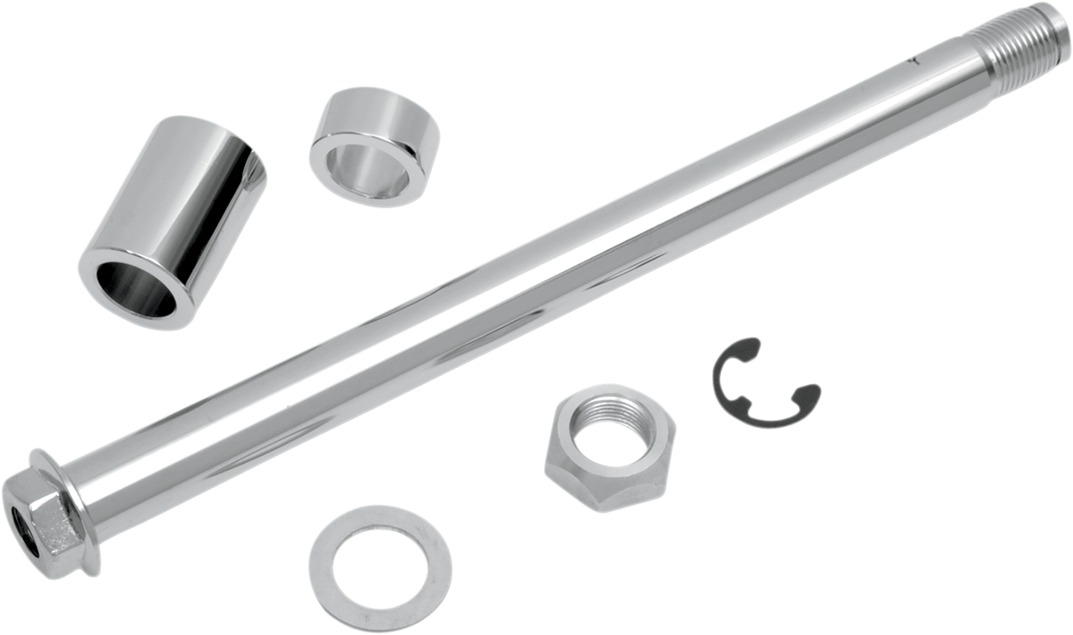 DRAG SPECIALTIES Axle Kit - Rear - Chrome - '08-'17 Dyna W16-0337