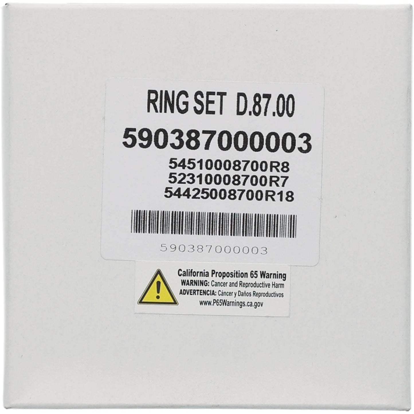 Piston Rings 86.96mm Hon For Vertex Pistons Only