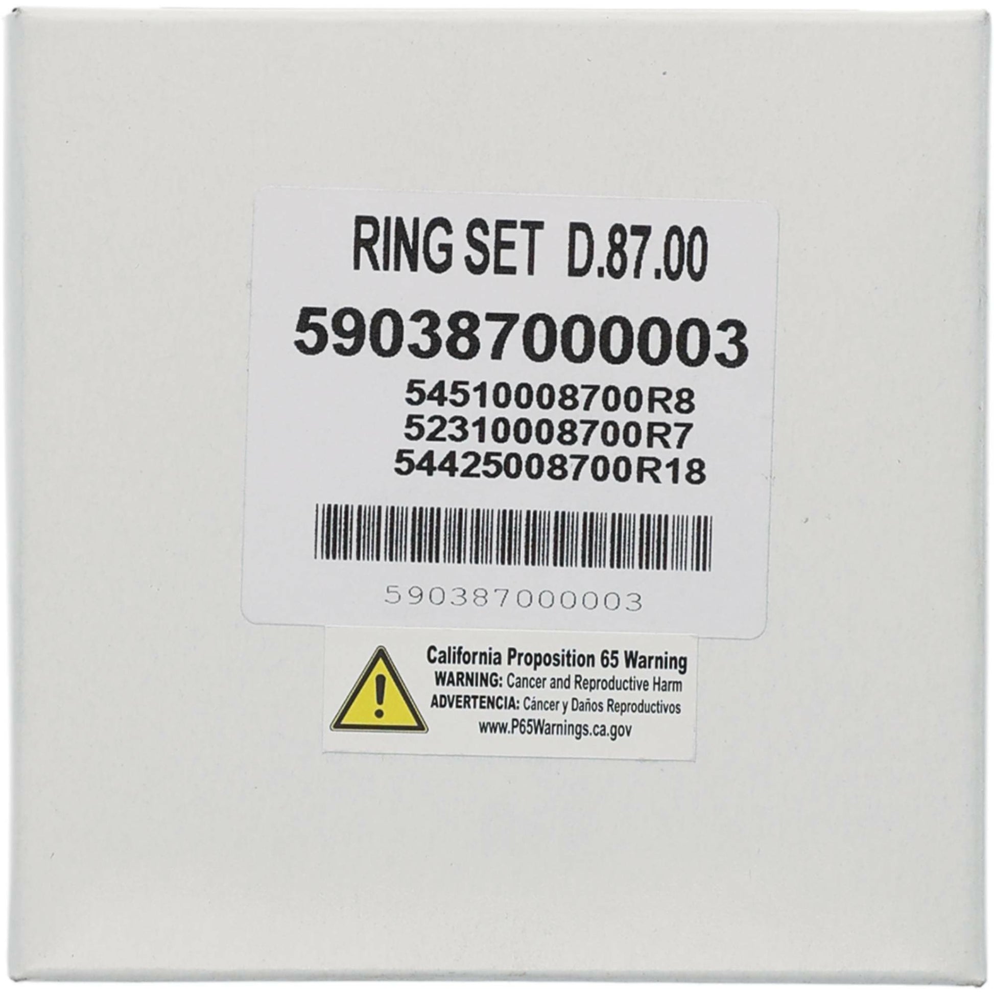 Piston Rings 86.96mm Hon For Vertex Pistons Only