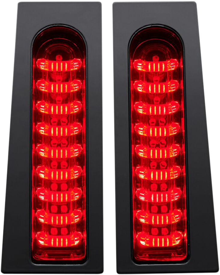 CUSTOM DYNAMICS ProBEAM® Fillerz® Lights - Red - Gloss Black PB-FILL-R-B