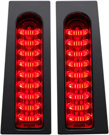 CUSTOM DYNAMICS ProBEAM® Fillerz® Lights - Red - Gloss Black PB-FILL-R-B