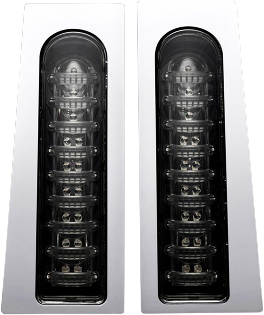 CUSTOM DYNAMICS ProBEAM® Fillerz® Lights - Smoke - Chrome PB-FILL-S-C
