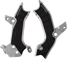 ACERBIS X-Grip Frame Guards - Silver/Black - KX 250/X/450 2983671015