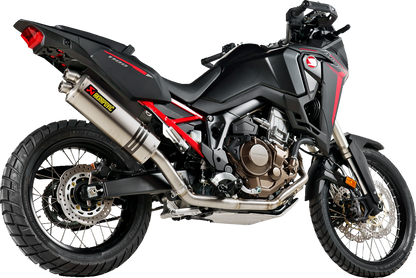 AKRAPOVIC Racing Line Exhaust System - Titanium - CRF1100L S-H11R3-WT