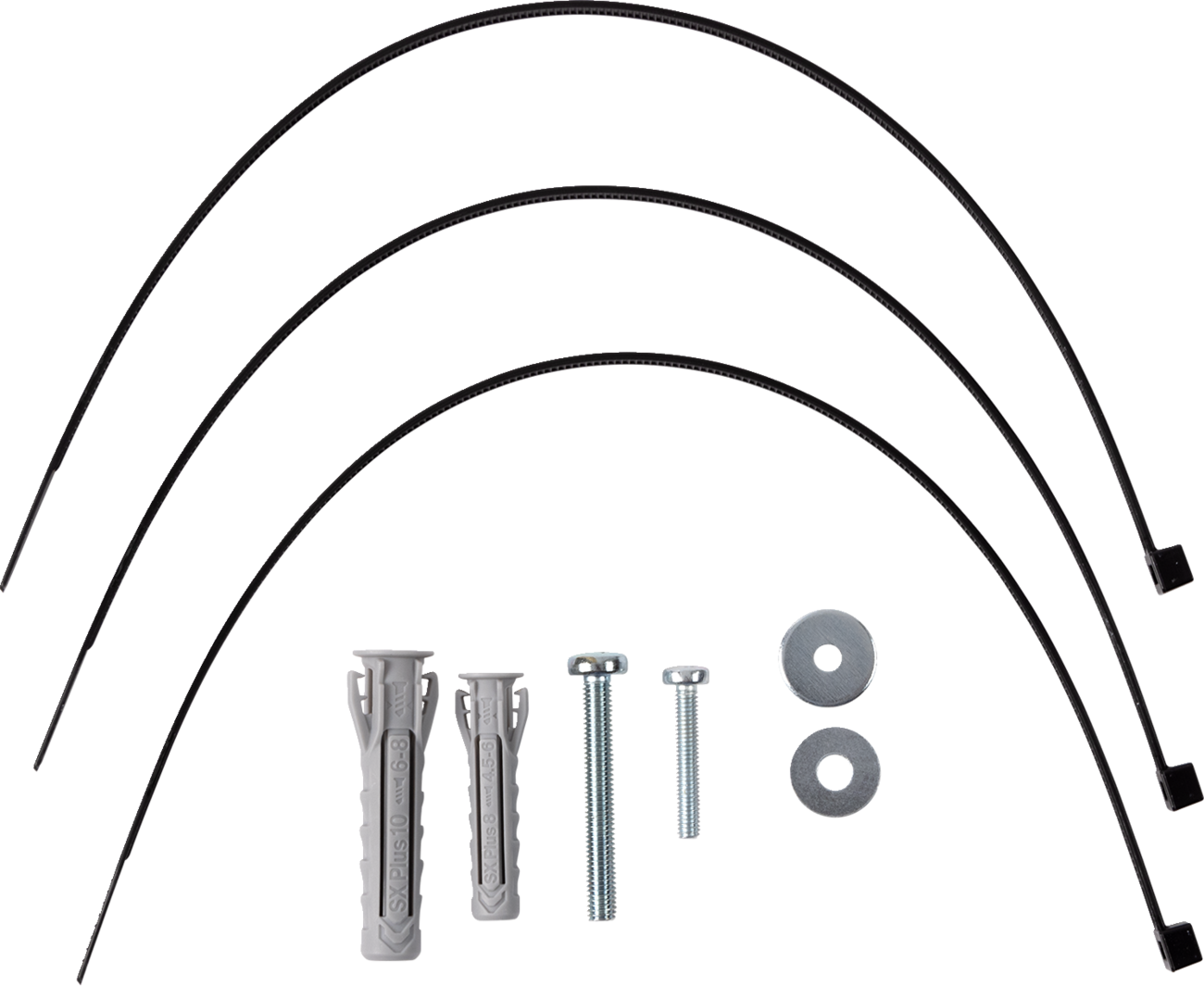 ACERBIS X-Grip Frame Guards - Silver/Black - KX 250/X/450 2983671015