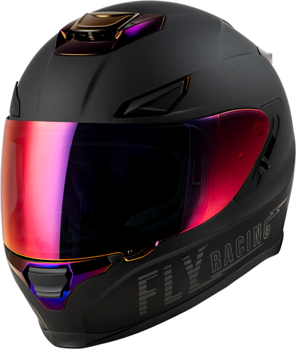 Sentinel Recon Helmet Matte Black/Purple Chrome Md
