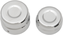 DRAG SPECIALTIES Axle Caps - Rear - Chrome - Pair 0214-0834