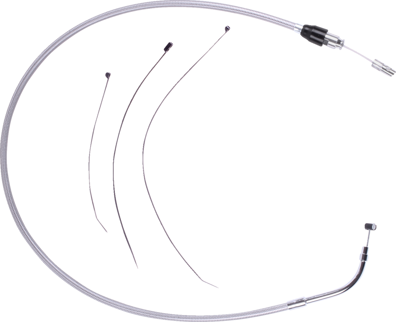 DRAG SPECIALTIES Quick Connect Clutch Cable - Upper - 39-1/4" - Stainless Steel 5323900HE