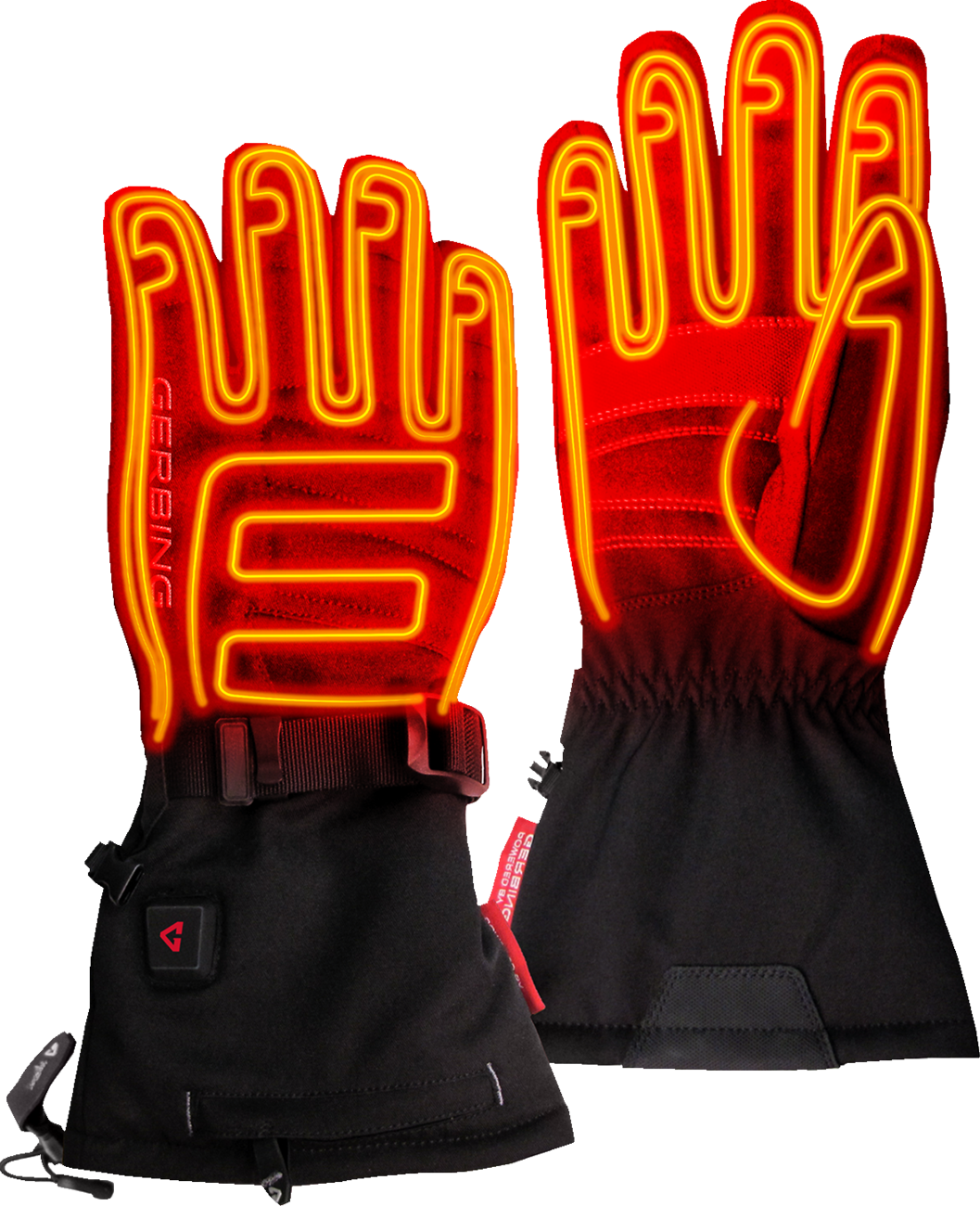 GERBING HEATED CLOTHING Women's 7 V S7 Battery Heated Gloves - Black - XS GER-GVS7-W-B-XS