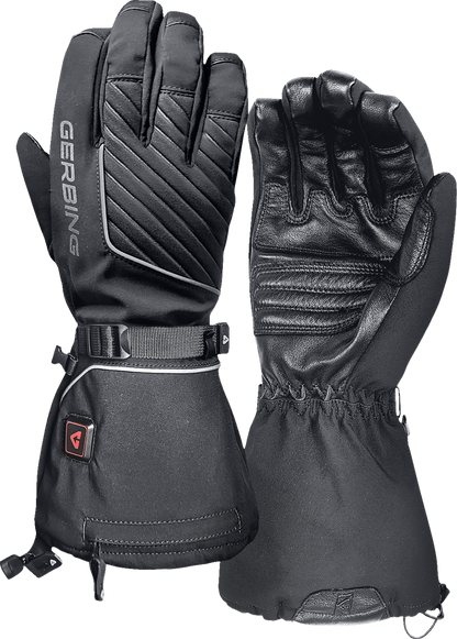 GERBING HEATED CLOTHING 7 V Atlas Ultra-Flex Battery Heated Gloves - Black - Large GER-AFGV-7V-M-L