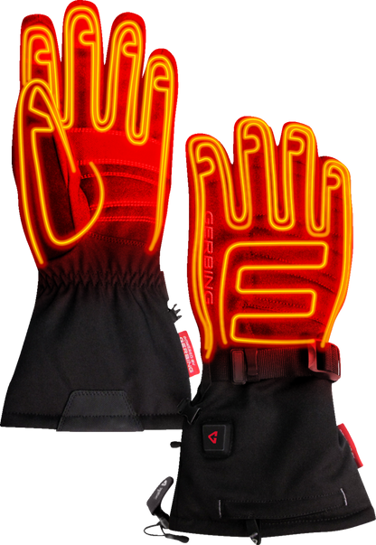 GERBING HEATED CLOTHING 7 V S7 Battery Heated Gloves - Black - 2XL GER-GVS7-M-B-XXL