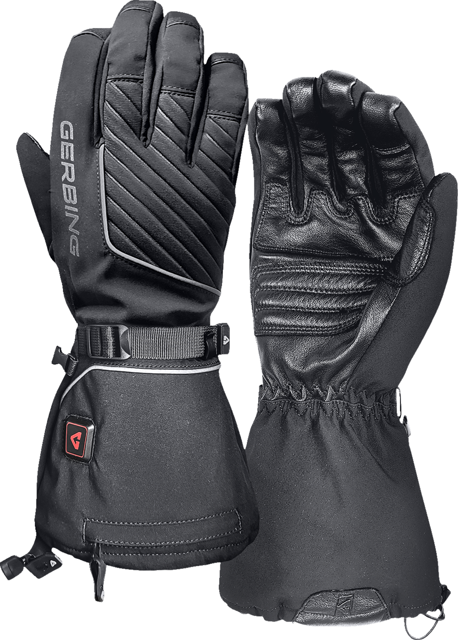 GERBING HEATED CLOTHING 7 V Atlas Ultra-Flex Battery Heated Gloves - Black - XL GER-AFGV-7V-M-XL