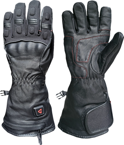 GERBING HEATED CLOTHING 7 V Hard Knuckle Battery Heated Gloves - Black - Small GER-GVHK-7V-B-S