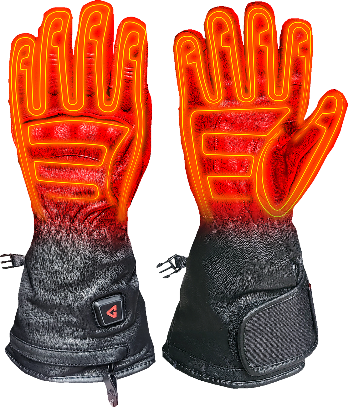 GERBING HEATED CLOTHING 7 V Hard Knuckle Battery Heated Gloves - Black - Large GER-GVHK-7V-B-L