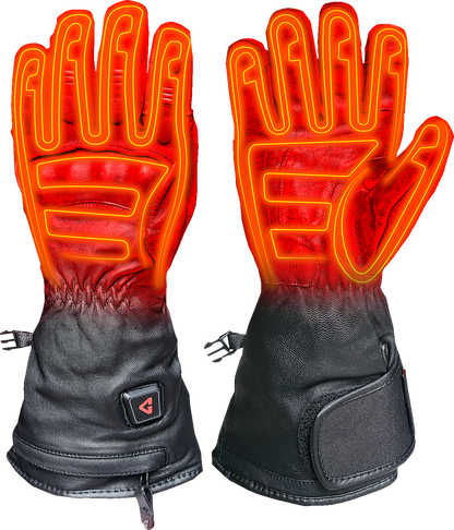 GERBING HEATED CLOTHING 7 V Hard Knuckle Battery Heated Gloves - Black - Large GER-GVHK-7V-B-L
