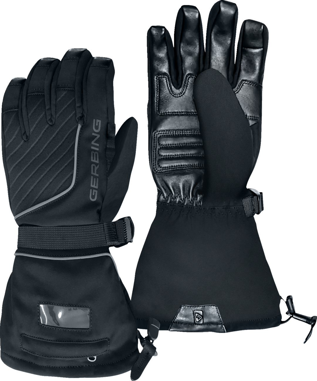 GERBING HEATED CLOTHING GT5 12 V Hybrid Heated Gloves - Black - Large GERGLVGT512VBLKL