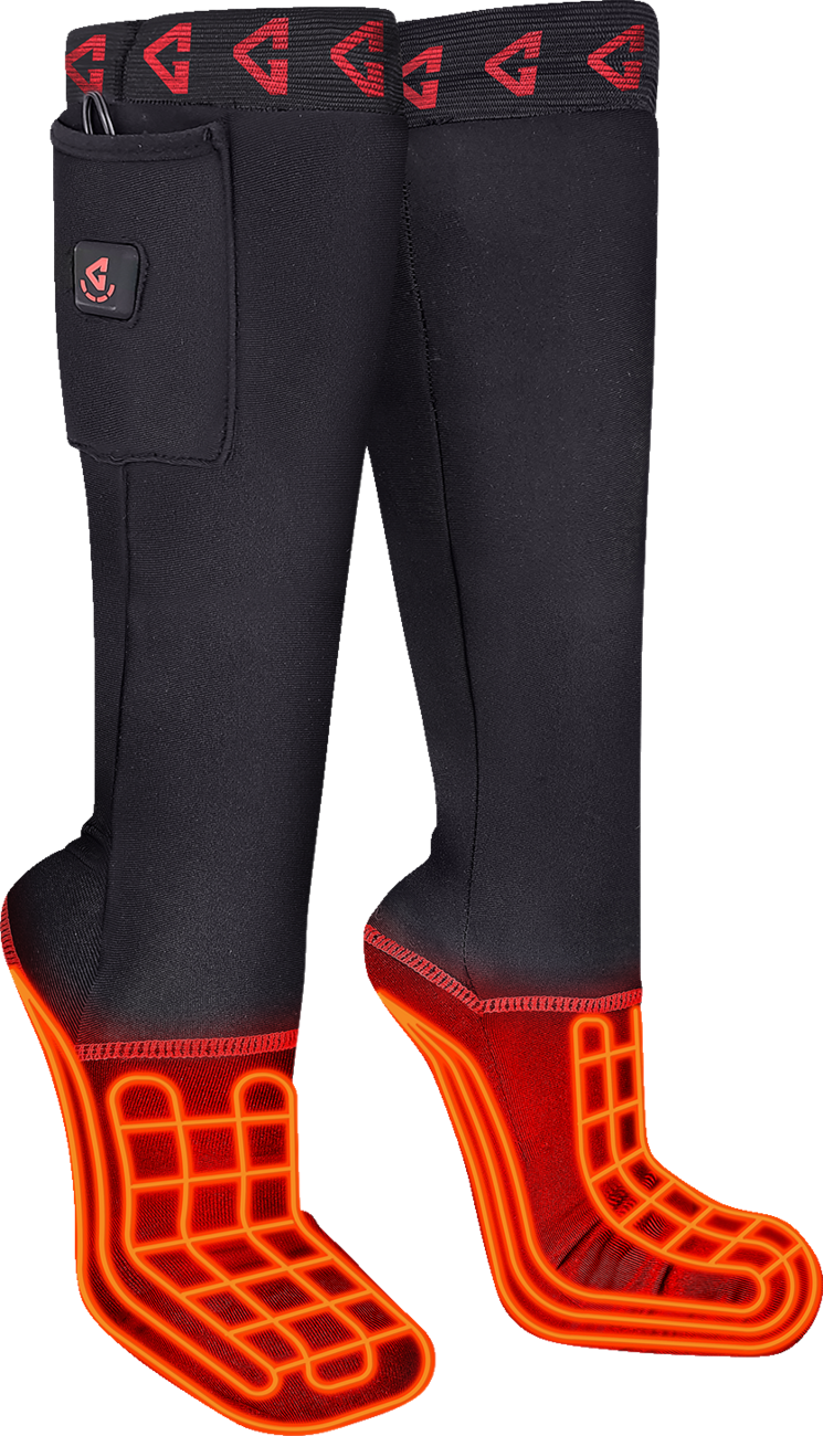 GERBING HEATED CLOTHING 7V Battery Heated Sock Liner - Small/Medium GER-SKLN-7V-S-M