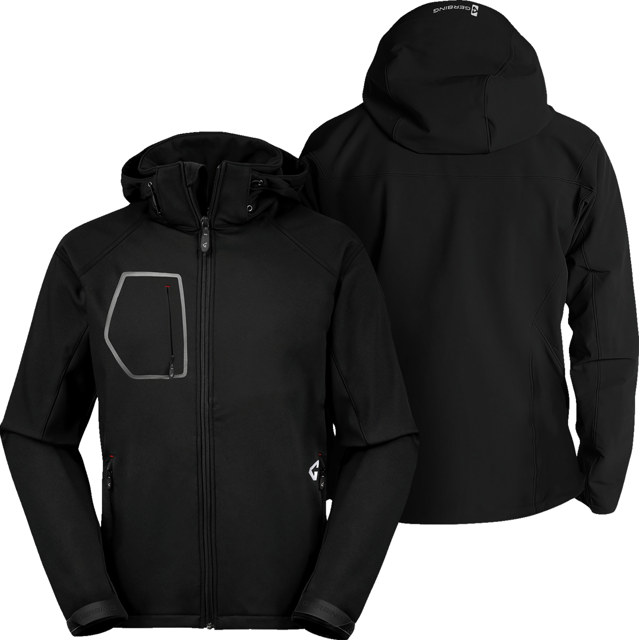 GERBING HEATED CLOTHING 7V Torrid Softshell Heated Jacket 2.0 - Black - Medium GER-TJKT-7V-M-B-M