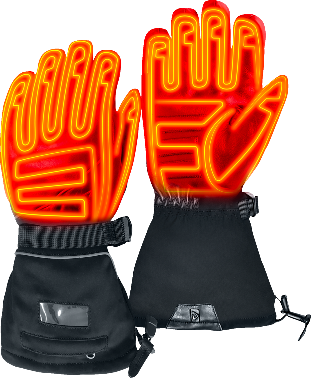 GERBING HEATED CLOTHING GT5 12 V Hybrid Heated Gloves - Black - Small GERGLVGT512VBLKS