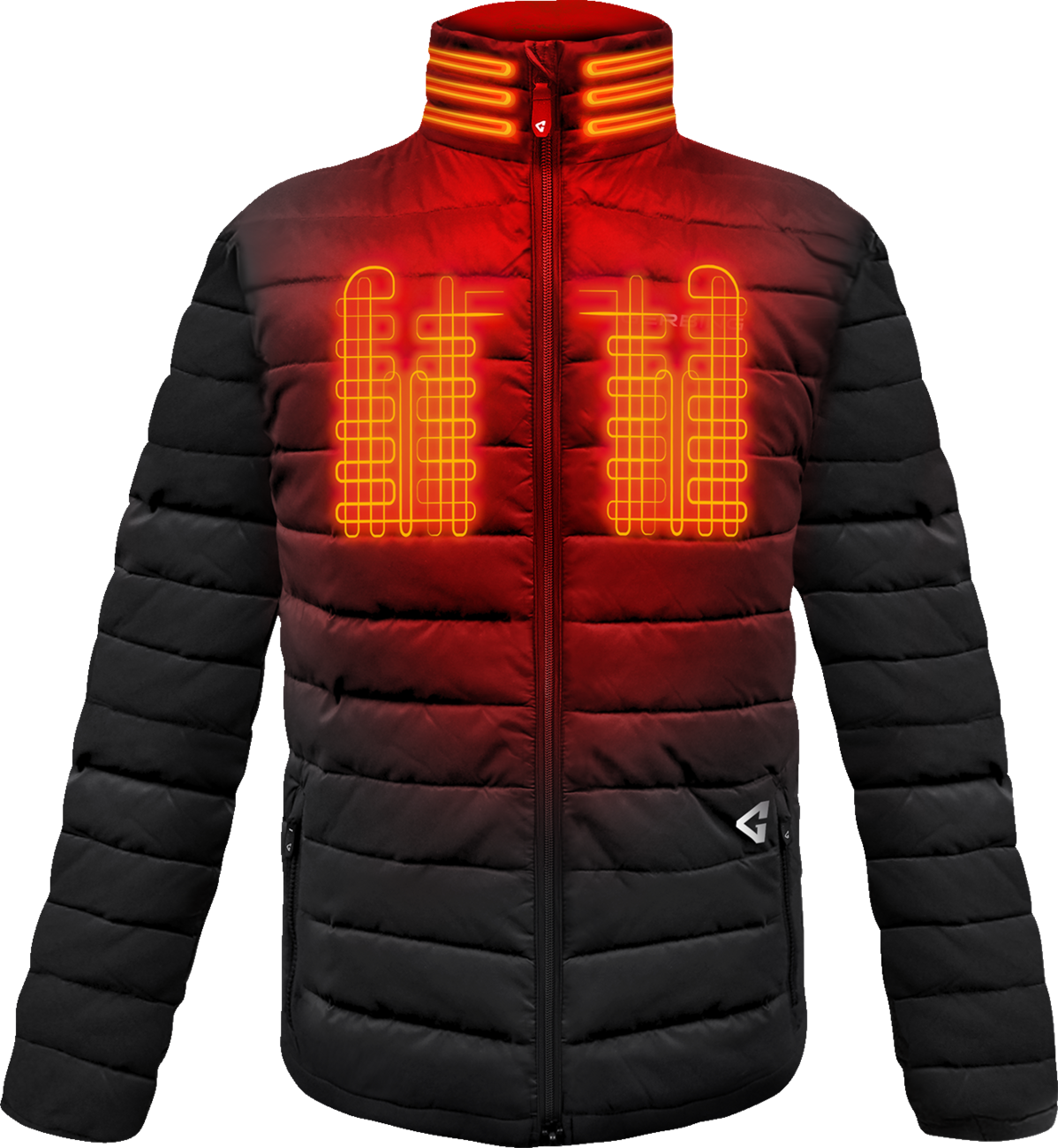 GERBING HEATED CLOTHING 7V Khione Insulated Heated Puffer Jacket 2.0 - Black - XL GER-KPJKT-7V-M-B-XL
