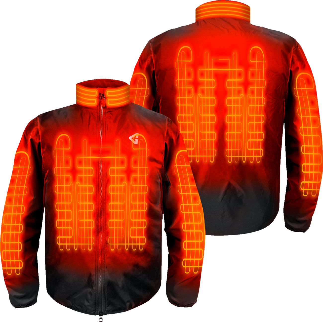 GERBING HEATED CLOTHING 12V Motorcycle Heated Jacket Liner - Black - Large G1215MJKT20100110976
