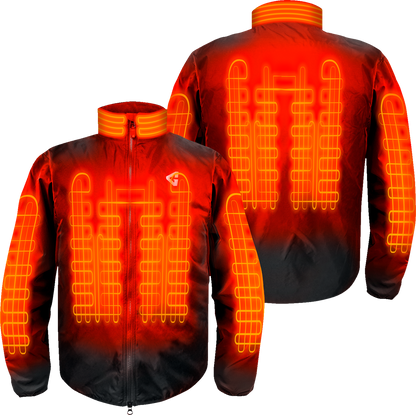 GERBING HEATED CLOTHING 12V Motorcycle Heated Jacket Liner - Black - Large G1215MJKT20100110976