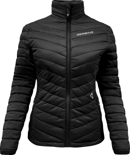 GERBING HEATED CLOTHING Women's 7V Khione Insulated Heated Puffer Jacket 2.0 - Large GER-KPJKT-7V-W-B-L