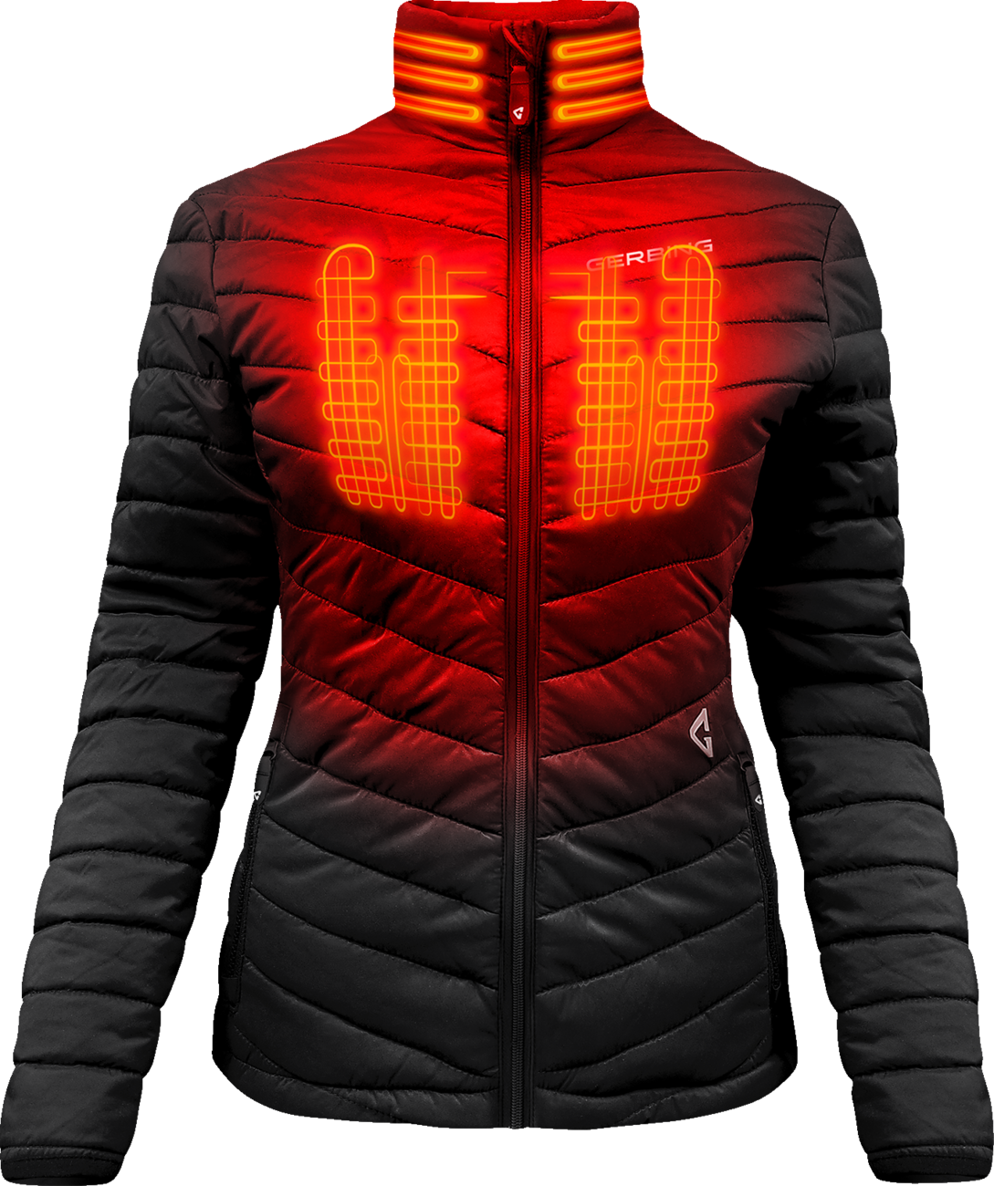 GERBING HEATED CLOTHING Women's 7V Khione Insulated Heated Puffer Jacket 2.0 - XS GER-KPJKT-7V-W-B-XS