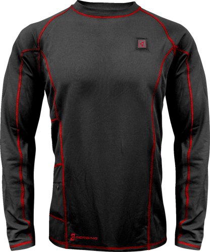 GERBING HEATED CLOTHING 7V Heated Base Layer Shirt - Medium GER-BLS-7V-M-BLK-M