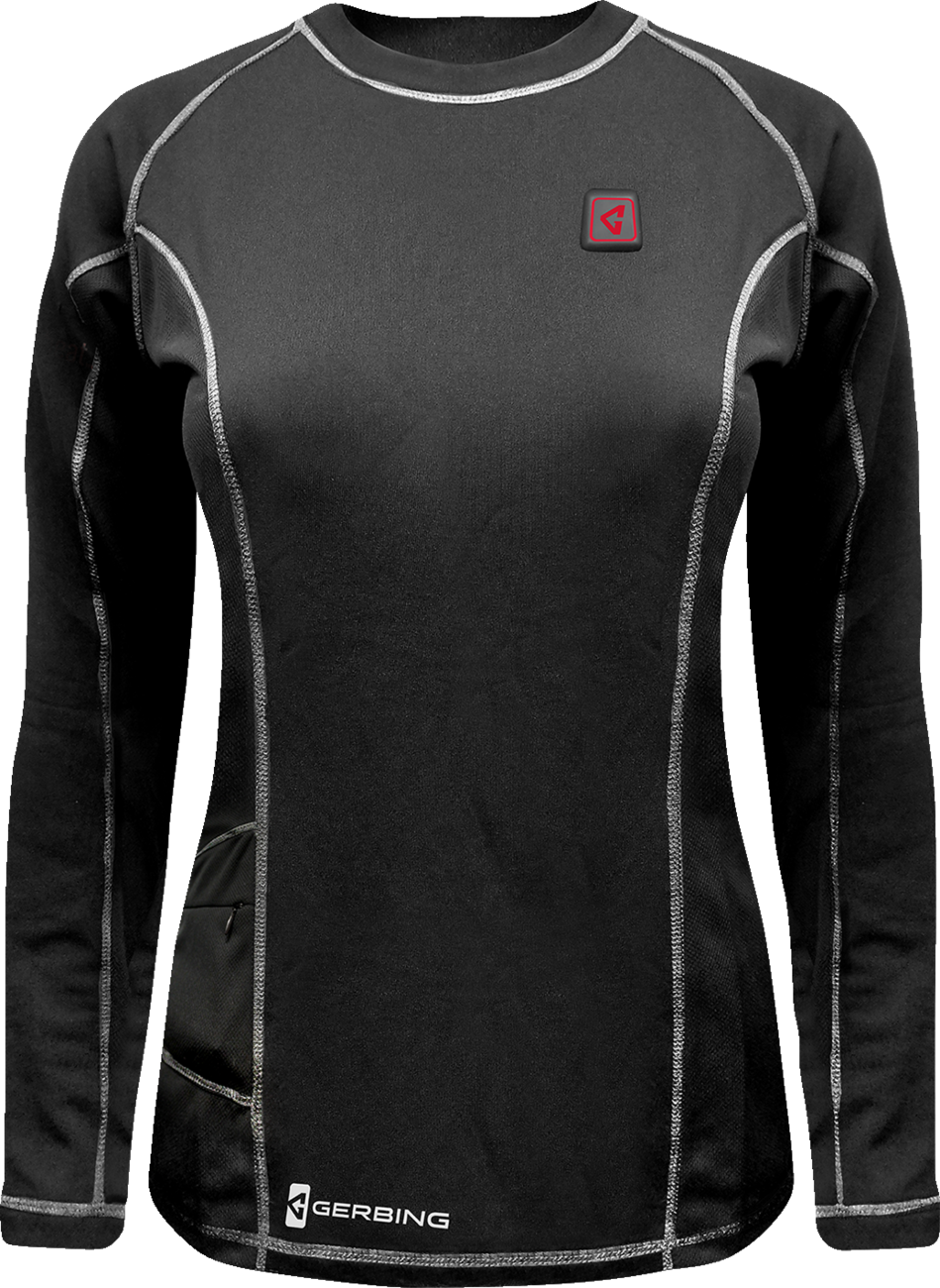 GERBING HEATED CLOTHING Women's 7V Heated Base Layer Shirt - XL GER-BLS-7V-W-BLK-XL