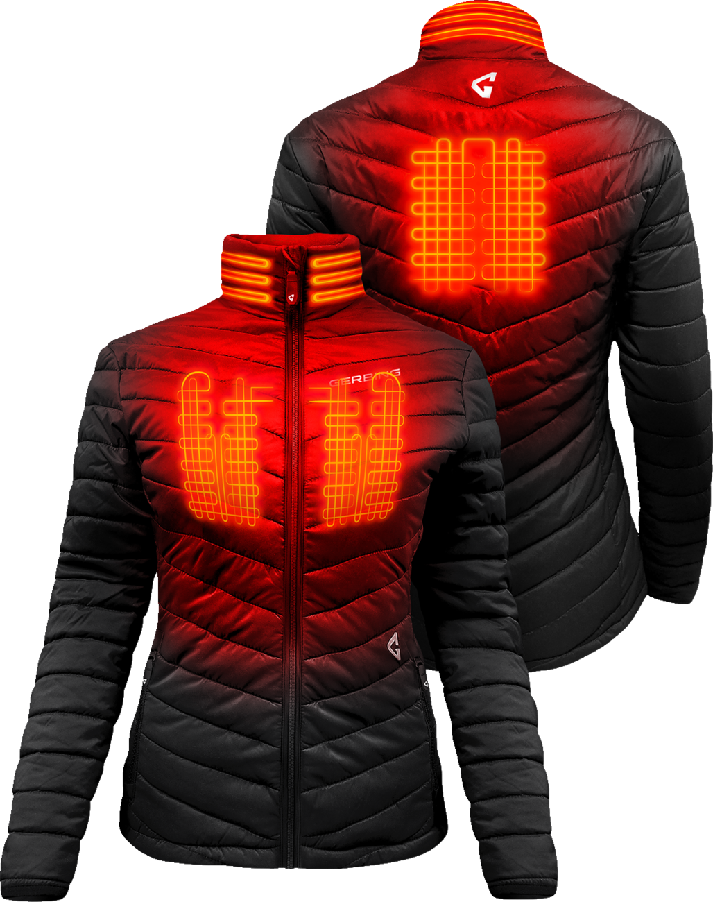 GERBING HEATED CLOTHING Women's 7V Khione Insulated Heated Puffer Jacket 2.0 - Small GER-KPJKT-7V-W-B-S